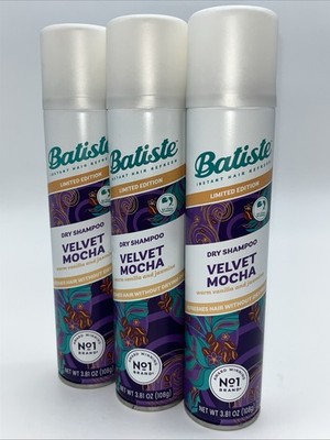 3 pack Batiste Dry Shampoo Limited Edition - Velvet Mocha 3.81 oz