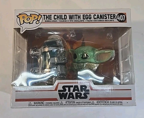Funko Pop! Star Wars 407 The Child With Egg Canister Vinyl Figure New
