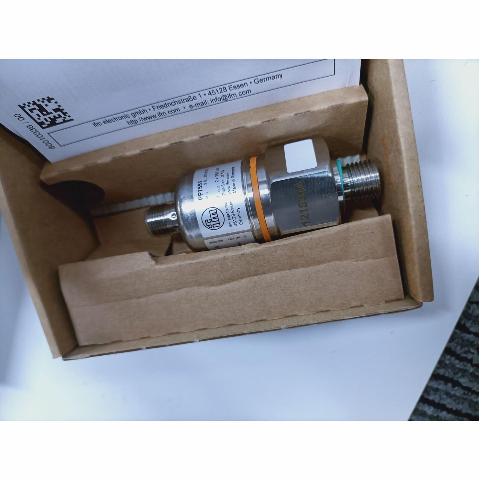 One New IFM PP7551 pressure sensor In Box Fast Ship #tr