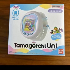 Tamagotchi Uni Prism White Color Premium Bandai Limited NEW Japan