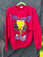VINTAGE 1996 Looney Tunes Tweety Bird Sweatshirt XXL I Can  t Take It Anymore