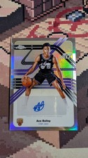 2025-26 Topps Chrome Basketball Ace Bailey RC Next Stop Signature Refractor Auto