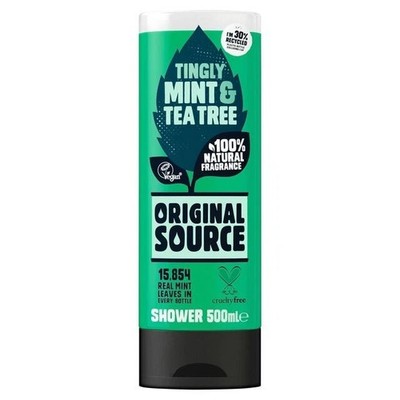 Original Source Mint & Tea Tree Duschgel 500ml - 100% natürlicher Duft