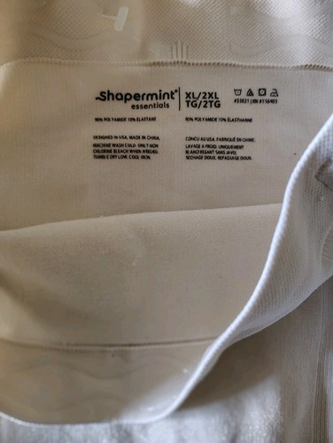 NWOT Shapermint Essentials Everyday Empower Shaper Short Size XL Cream Ivory - Picture 2 of 2