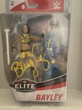 WWE ELITE COLLECTION SERIES 80 Bayley Signed / Autographed JSA BAYLEY 