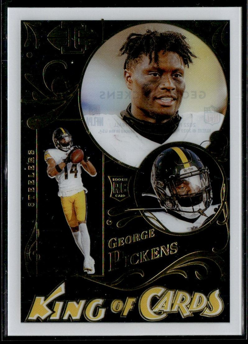 2022 Panini Illusions King of Cards George Pickens RC Pittsburgh Steelers #KC-19