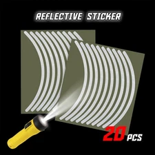 For Triumph STREET CUP 17-19 18 Motorcycle Reflective Rim Sticker White