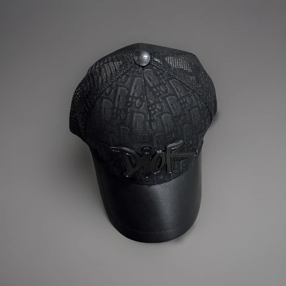 Dior Classic Unisex New Outdoor Monogram Casual Printed Baseball Cap Hat - Image 2 of 3