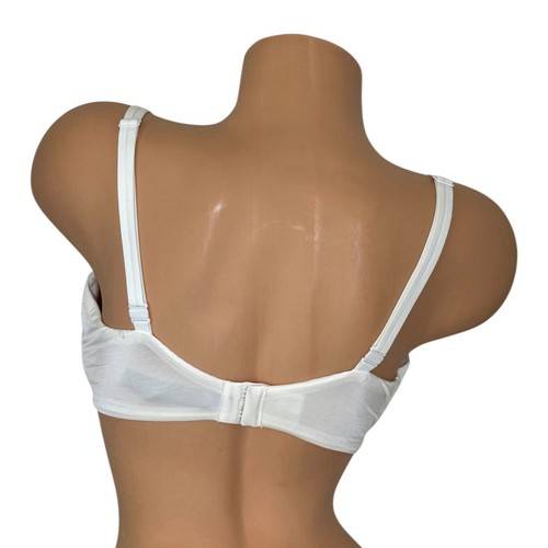 Victoria's Secret 36DDD sehr sexy Push-up Plunge Add 1 Cup BH glatt Satin weiß - Bild 4 von 7