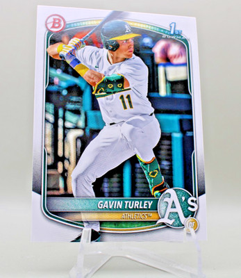 2025 Bowman Draft - Gavin Turley #BD-28 Athletics