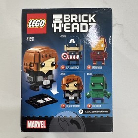 LEGO BrickHeadz 41591 Black Widow Marvel New Sealed 2017