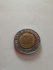 MONETA 500 LIRE FRA LUCA PACIOLI ANNIVERSARIO 500 ANNI 1494/1994 