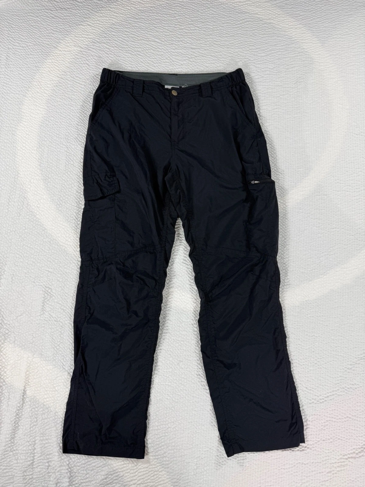 Columbia Pants Mens 32x30 Black Omni Shade Hiking Performance Sun Protection