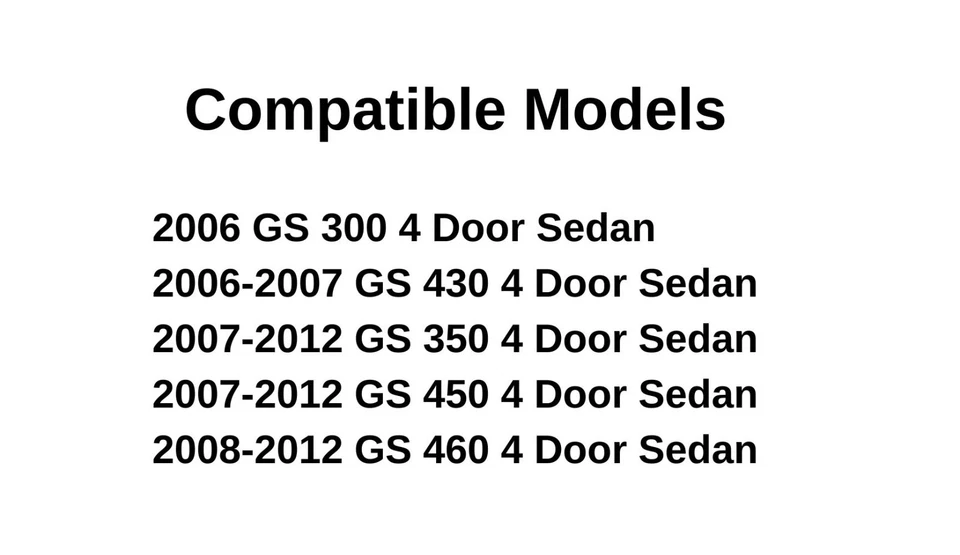 Vidrio ventana ventilación izquierda lado conductor ajuste 06-12 Lexus GS300 GS350 GS430 GS450 GS460 Foto 3 de 4