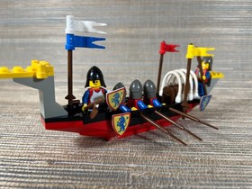 Vintage Lego Legoland 6049-1 Viking Voyager Complete 1987 Castle Lion Knights