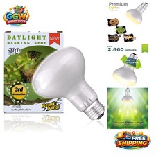 100W Basking Spot Lamp - Creates Essential Heat Zones for Reptiles