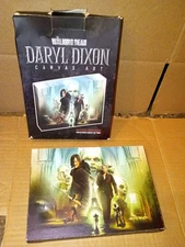 AMC The Walking Dead Canvas Collection Art Print Daryl Dixon 9x6.5" Supply Drop.