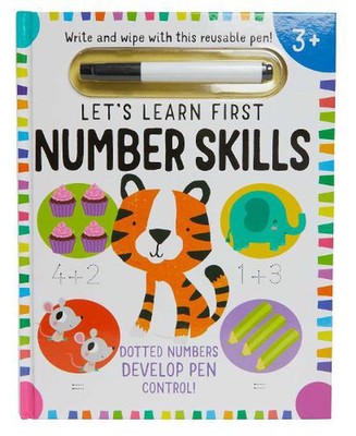 Let's Learn: First Number Skills (Write and Wipe) by Insight Editions (English) 