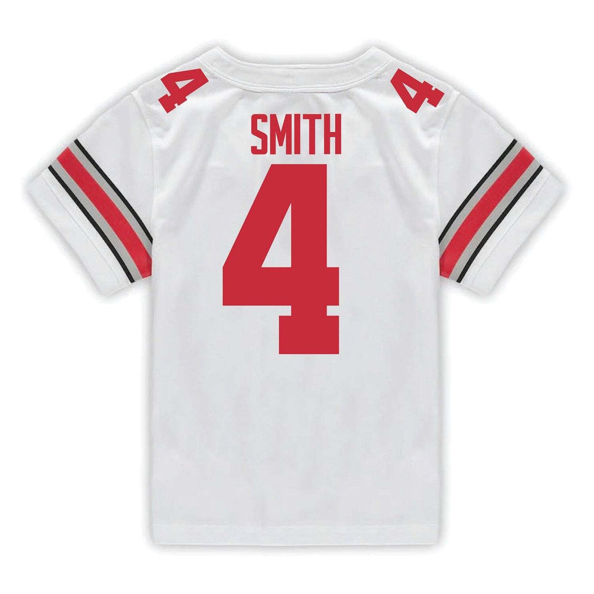 アメフト　ユニフォーム　NCAA ohiostate Ohio State Buckeyes Jeremiah Smith #4 Nike White Official