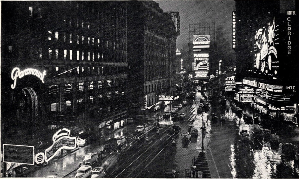 Vintage Post Card Times Square New York City New York D70 | eBay