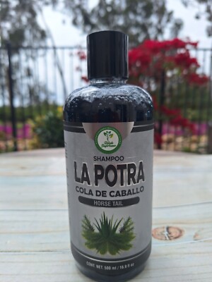 Shampoo de Cola de Caballo La Potra 16.9oz 100% Natural Horse Tail