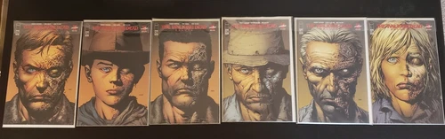 WALKING DEAD DELUXE # 1-12 FULL RUN 2ND PRINT ADLARD VARIANTS ZOMBIE HEADSHOTS