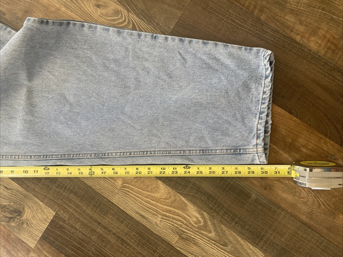 Vintage Levi's 570 Baggy Fit Jeans Actual Men Size W37 L30 Discoloration - Picture 11 of 15
