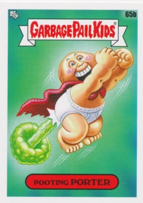 65b POOTING PORTER 2022 GPK Garbage Pail Kids Book Worms CAPTAIN UNDERPANTS
