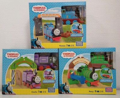 Mega-Bloks 3er-Set Thomas&Friends  THOMAS, PERCY, CHARLIE   NEU&OVP