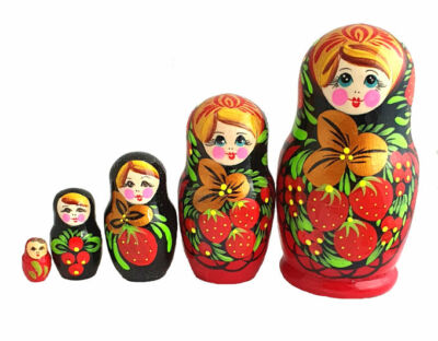 POUPEES RUSSES EMBOITABLES MATRIOCHKA RUSSE PEINTE PAR BOGOMOLOVA RUSSIE | eBay