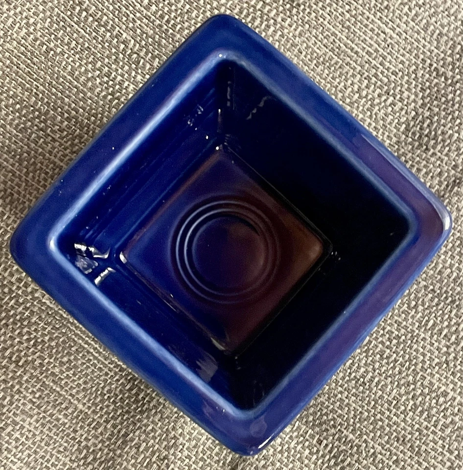 Fiesta Ware ‘Belk’ Twilight Covered Box 9oz. 1444 346 - Image 2 of 4