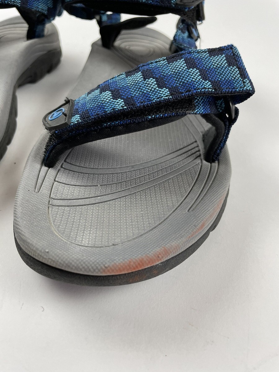 Atika Gray Blue Outdoor Open Toe Sandal Arch Support Hiking Men\'s Size 11 44 ATIKA Men main image 3