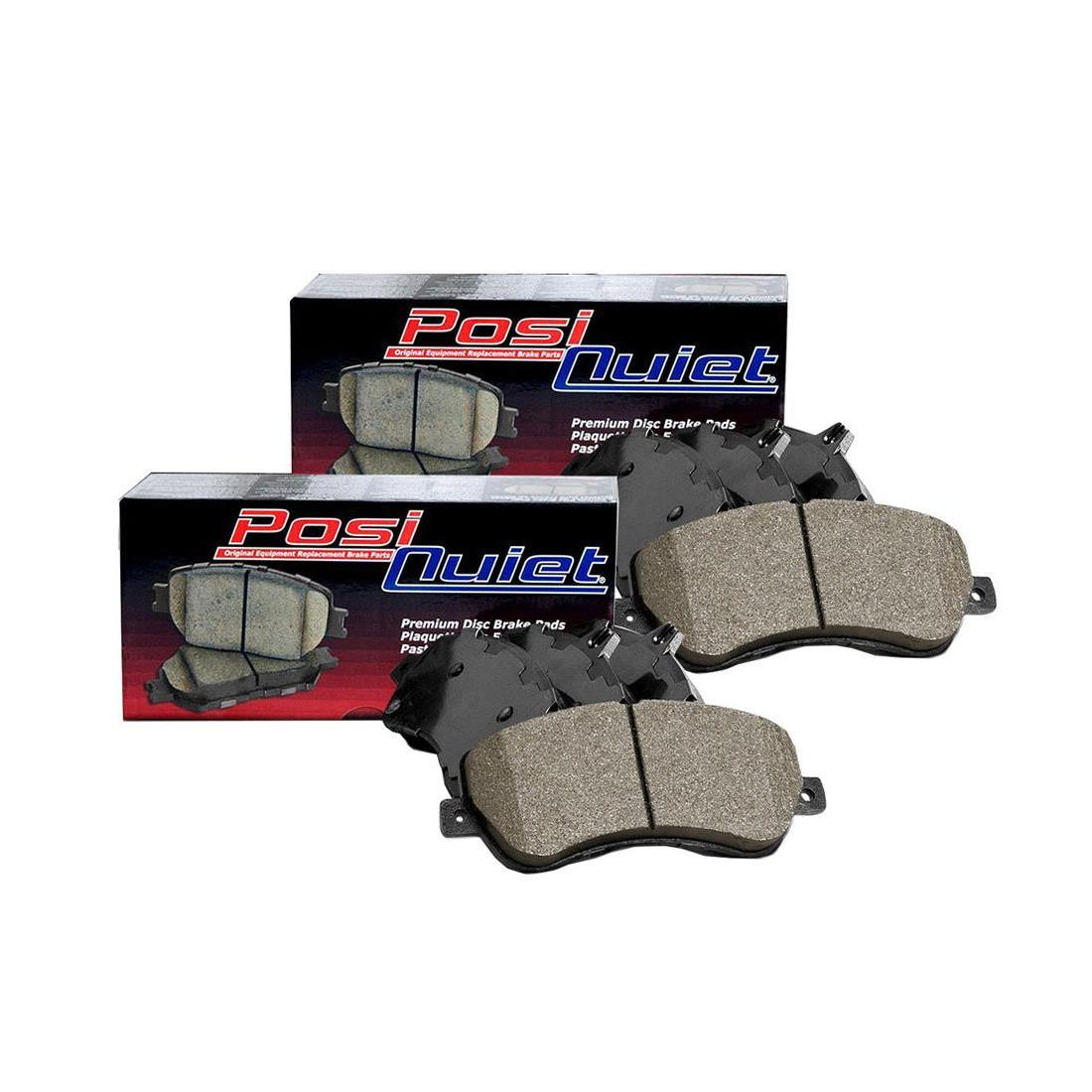 Front Rear Kit Ceramic Brake Pads 2 Set For 2007 2008 2009 2010 2013
