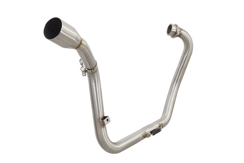 YAMAHA XT 125 X R 2007-2012 Exhaust System Downpipes & Link Pipe - No Silencer - Picture 3 of 5