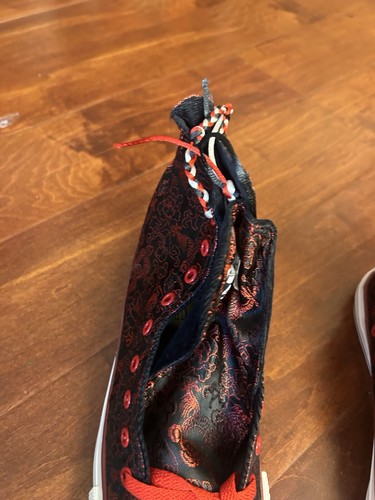 Herren Größe 10,5 Converse chinesisch inspirierter Druck/Design MASSANFERTIGUNG - Bild 8 von 14