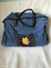 Vintage Disney Pooh Gear Winnie The Pooh Denim Weekend Duffle Bag
