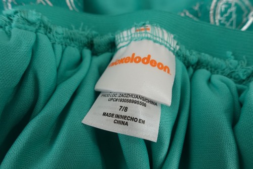 Nickelodeon Girls Size 7/8 Green Pull On Tutu Skirt New - Picture 2 of 4