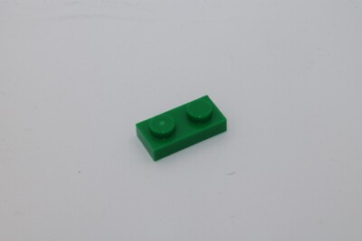 Lego 15x Platte 1x2 plate 3023 grün green