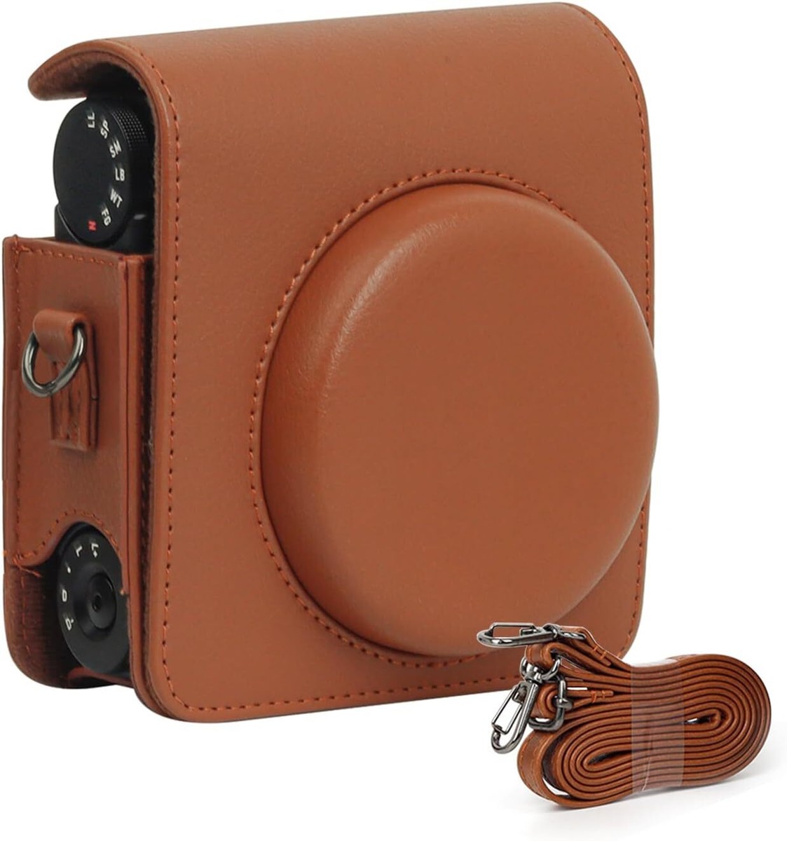 PU Leather Case For Fujifilm INSTAX MINI SE 7+ 12 11 SQUARE SQ1 Camera  Cover Bag - Main Image