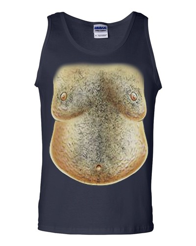 Hairy Belly Funny Tank Top Beer Belly Drinking Hairy Chest Muscle Shirt - Picture 7 of 7