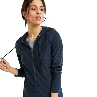 Reitmans Women's Ultra Soft Hooded Jacket with Pockets Hyba