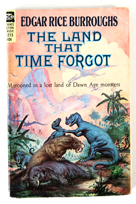 The Land That Time Forgot Edgar Rice Burroughs PB Ace Krenkel 1960