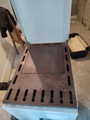 Haas + Sohn Ölofen auch zum kochen geeignet, weiß, gebraucht guter Zustand - Bild 4 von 7