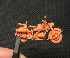 3D Printed 1/72 World War II German motorcycles Model Unpainted