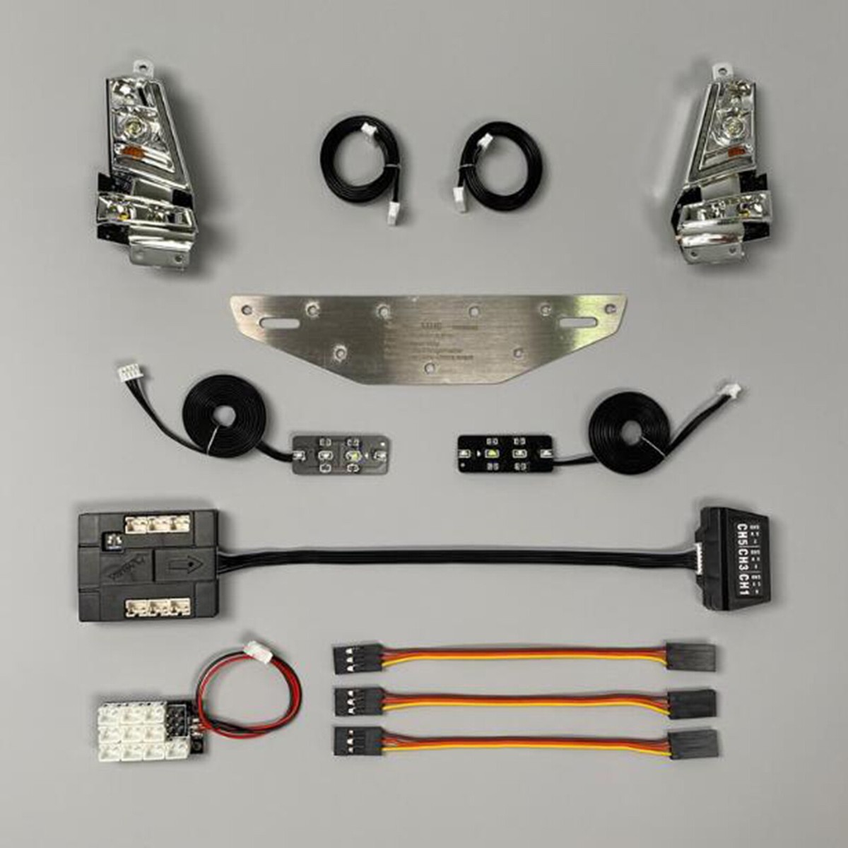 Breakdown Trucks Tractor Light Set F16 750 Parts for Tamiya 1/14