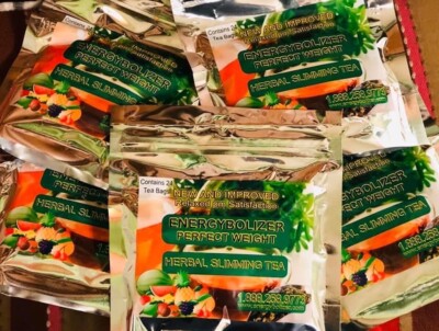 Energybolizer Perfect Weight Herbal Slimming Tea (24 Bags) APPLE & MANGO
