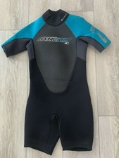 NWT O'Neill Youth REACTOR 2MM Back ZIp S/S SPRING WETSUIT Style 3803 Kids 10