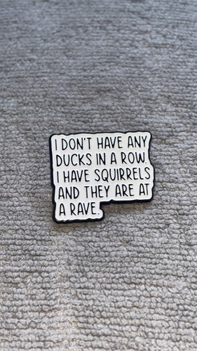 BUY 2 GET 1 FREE Funny Enamel Pin Procrastination Chaos ADHD Work Humour Relate - Picture 49 of 89