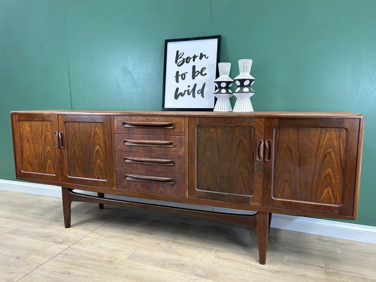 Retro Vintage Mid Century Teak G Plan Long Sideboard COURIER