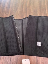 YIANNA Women's Latex Waist Trainer Long Torso Underbust Corsets Cincher Sport